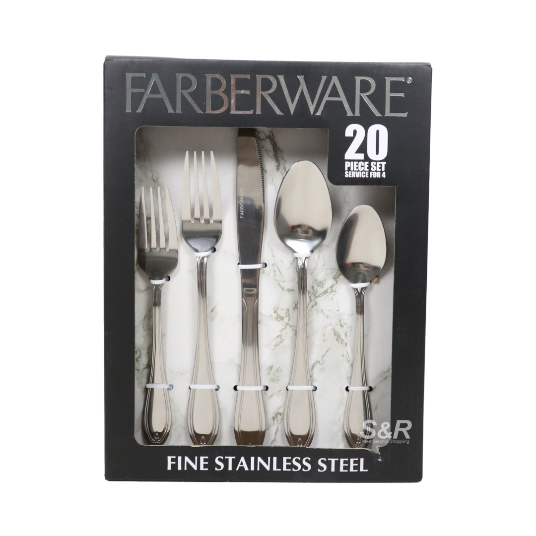 Farberware 20-piece Stainless Steel Flatware Set